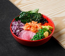 Поке с лососем