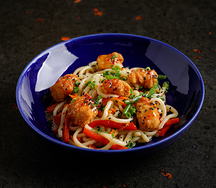 Удон с хрустящим цыпленком