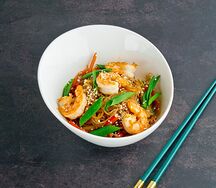 Фунчоза с креветками