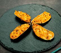 Запеченные мидии