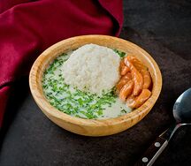 Суп сливочный с семгой