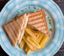 Сэндвич с лососем