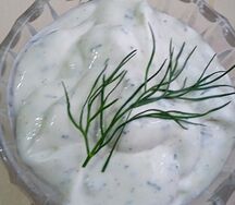 Соус белый чесночный