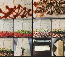 Шаурма со свининой на гриле