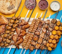 Сет Масса мяса с соусами