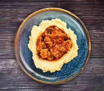 Чахохбили из курицы с пюре