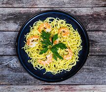 Паста "Сливочные креветки"