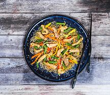 Фунчоза со свининой