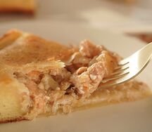 Пирог Семга и лук