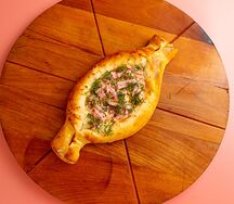 Хачапури с ветчиной