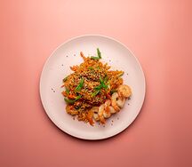 Рис с тигровой креветкой