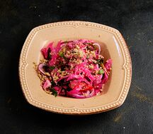 Салат с гурийской капустой