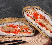 Суши-бургер Окунь-краб