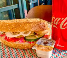 Московский Гамбургер в булочке