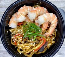 Wok Соба с креветками
