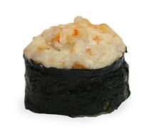 Эби креветка запеченная