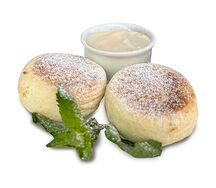 Сырники со сгущённым молоком                                                                                                                         