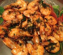 Креветки тигровые жареные