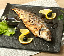 Форель на углях