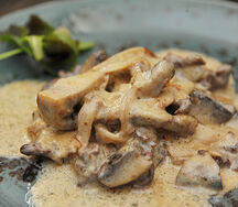 Говядина с грибами