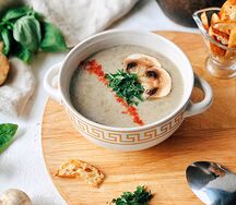 Крем-суп грибной