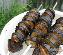 Баклажан на углях