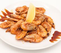 Креветки пивные жареные