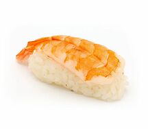 Суши с тигровой креветкой