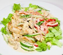 Салат Сливочный с курочкой