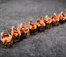 Запеченный сырный спайс с креветками