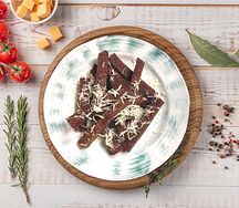 Чесночные гренки с сыром пармезан