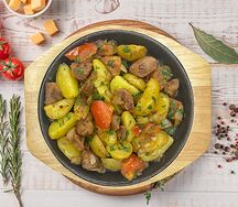 Свинина с овощами