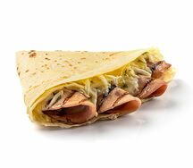 Блин с ветчиной и сыром