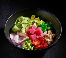 Поке с тартаром из тунца