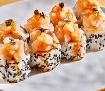 Ролл Таратар из гребешка