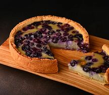 Пирог Черничный чизкейк