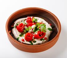 Запеченные перцы с муссом из феты