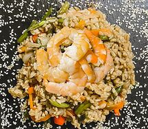 Тяхан с креветками