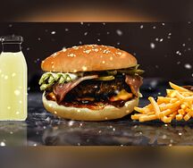 Новогодний бургер сет