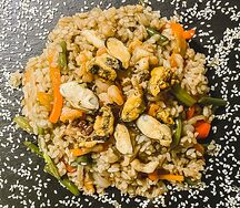 Тяхан с морепродуктами