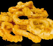 Кольца кальмара и соус