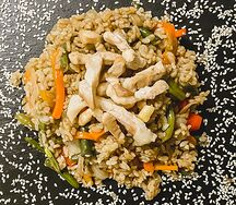 Тяхан со свининой