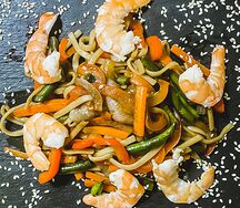 Удон с креветкой