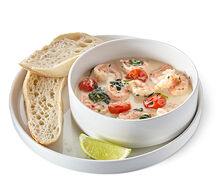 Креветки в кокосовом молоке