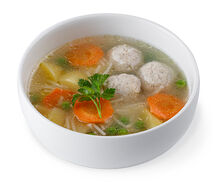 Cуп с фрикадельками