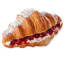 Круассан с вишней и крем-чизом