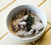 Говядина по-строгановски