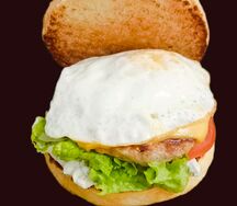 Бургер Глазунья