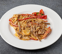 Говядина с овощами