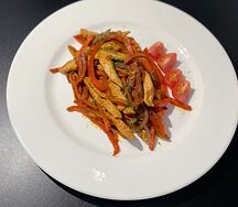 Курица с овощами